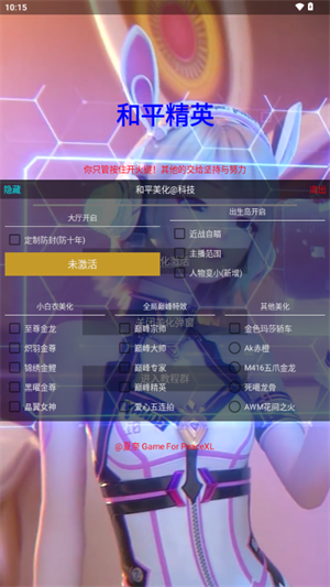 和平精英夏奈定制美化