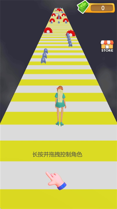舞动的头发游戏